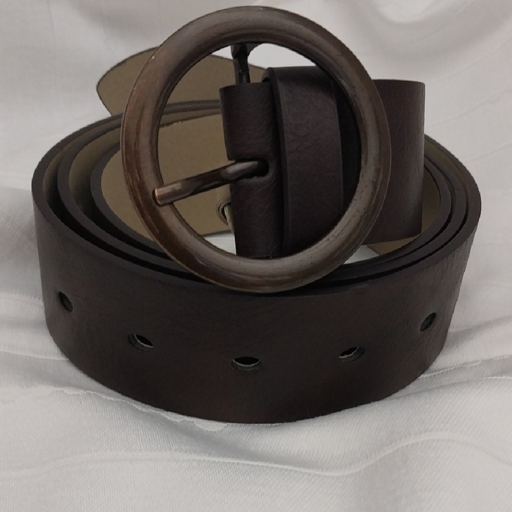 TARGET AVA & VIV  COGNAC LEATHER BELT, 1X